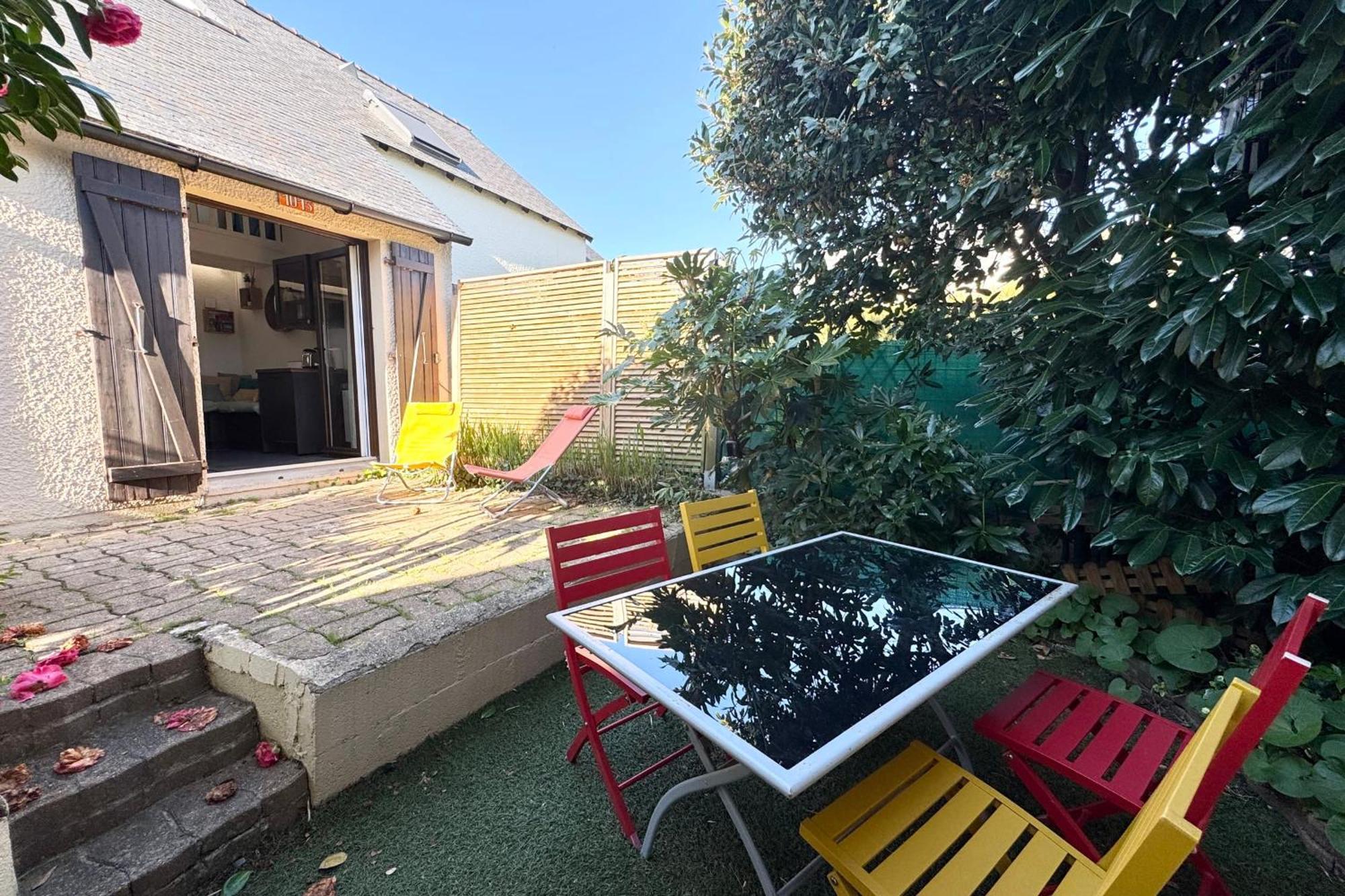 Maisonnette de charme Bord de mer Piscine Guidel Extérieur photo
